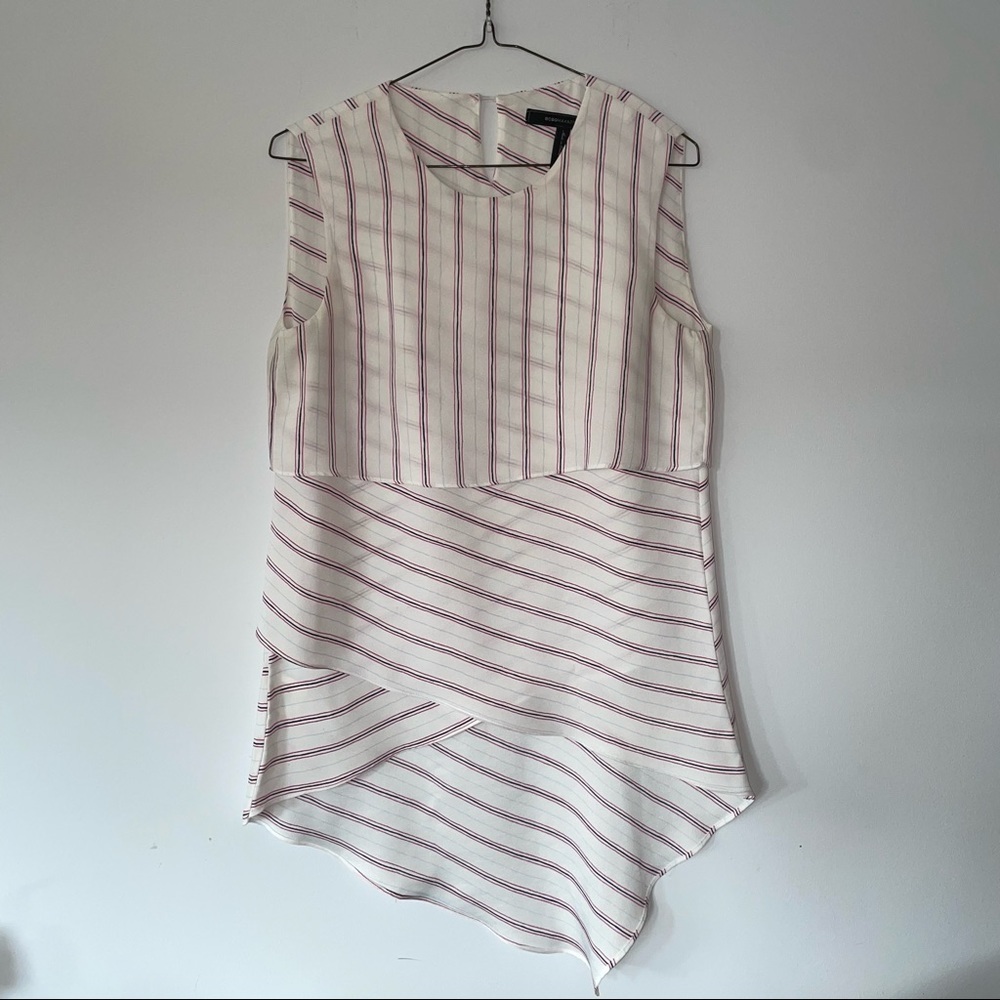 SALE‼️ BCBGMAXAZRIA asymmetrical hi-lo top